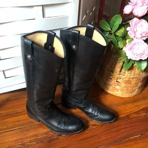 Black Melissa Frye Boots Size 8B